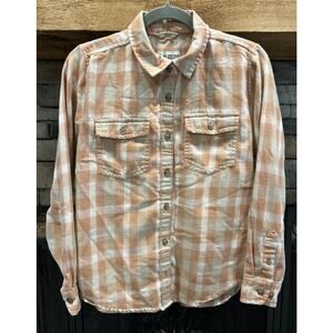 Women’s MARMOT Mountain Works Plaid Flannel Long Sleeve Shirt Sz S *C3